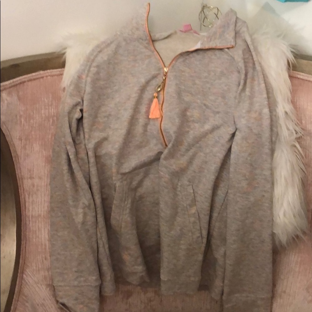 Lilly Pulitzer half zip jacket.